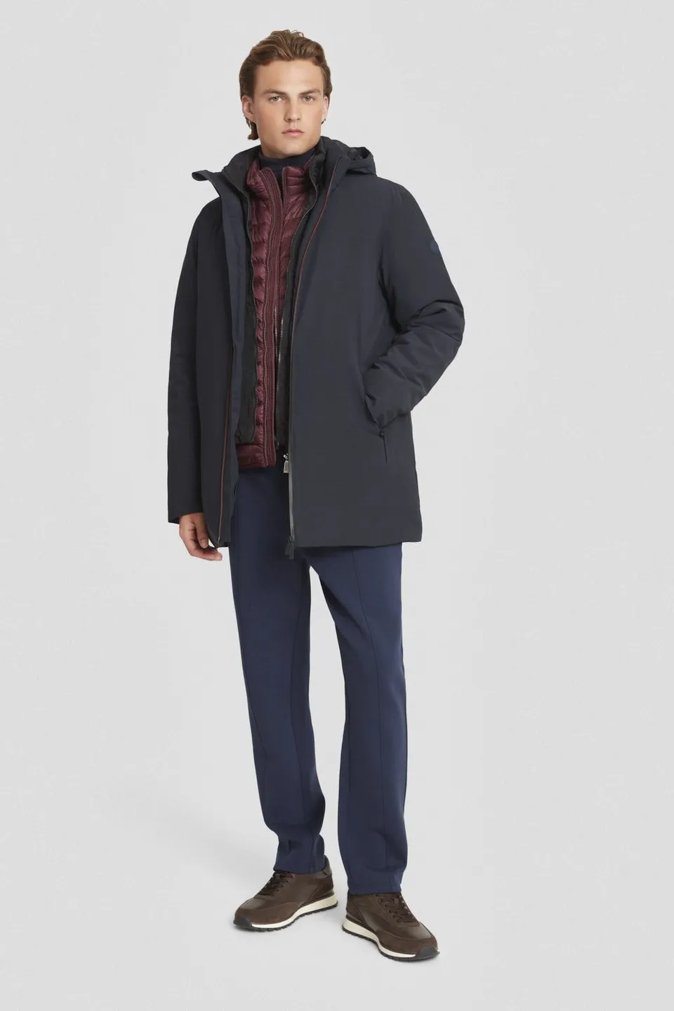 ciesse-outdoor-softshell-winterjacke-blau-kapuze-5k image 1