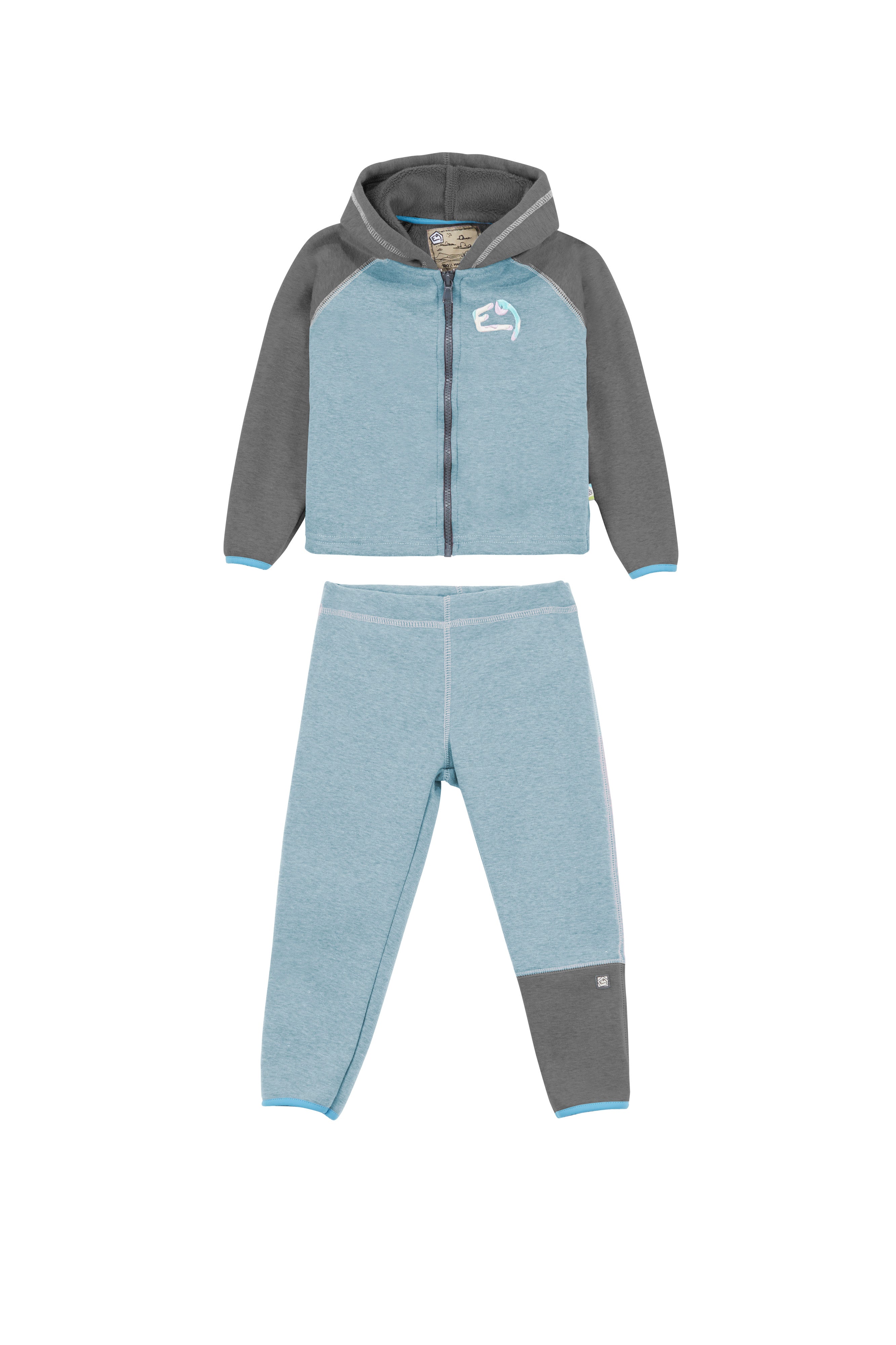 e9-pingu-baby-overall-fleece-green-lake-24-36m image 3