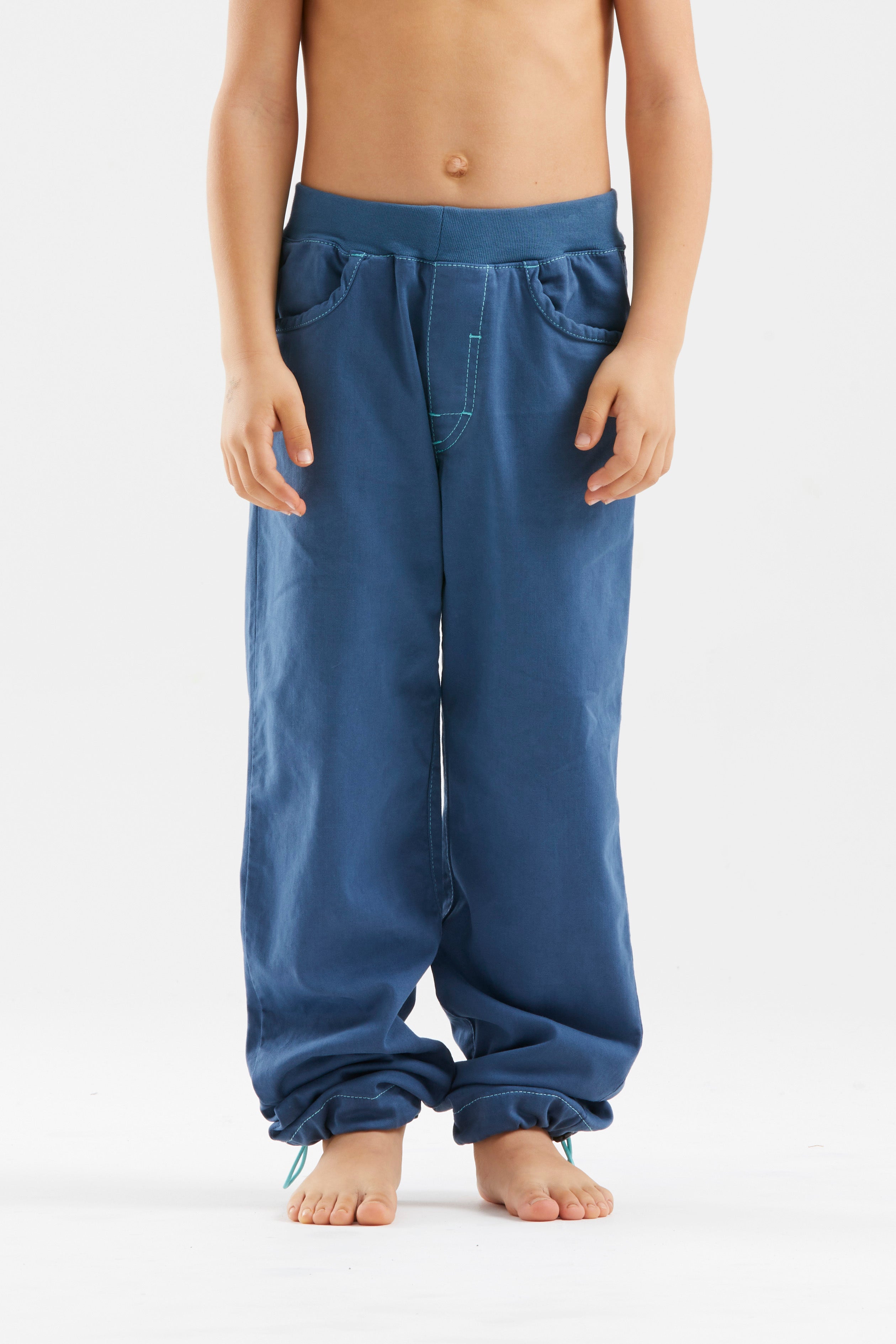 e9-b-pit-kinder-kletterhose-steel-blue-bambus-regular-fit image 1