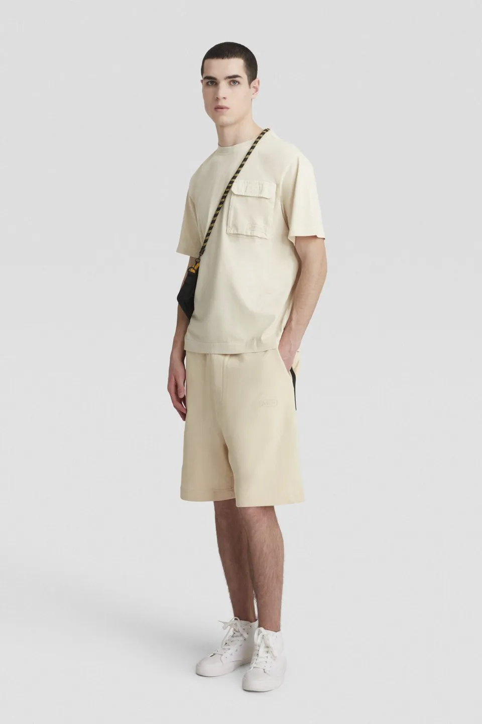 ciesse-outdoor-pantaloni-shorts-beige-baumwolle-kordel image 1