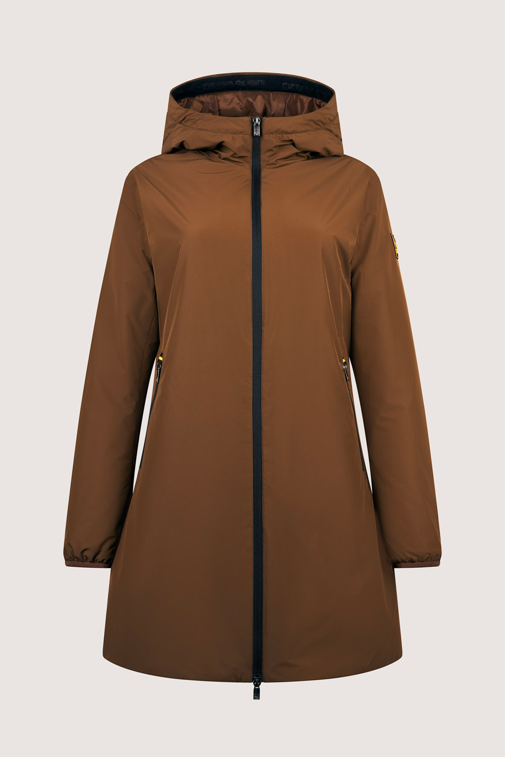 ciesse-outdoor-matilda-damenjacke-lang-braun-moka image 2