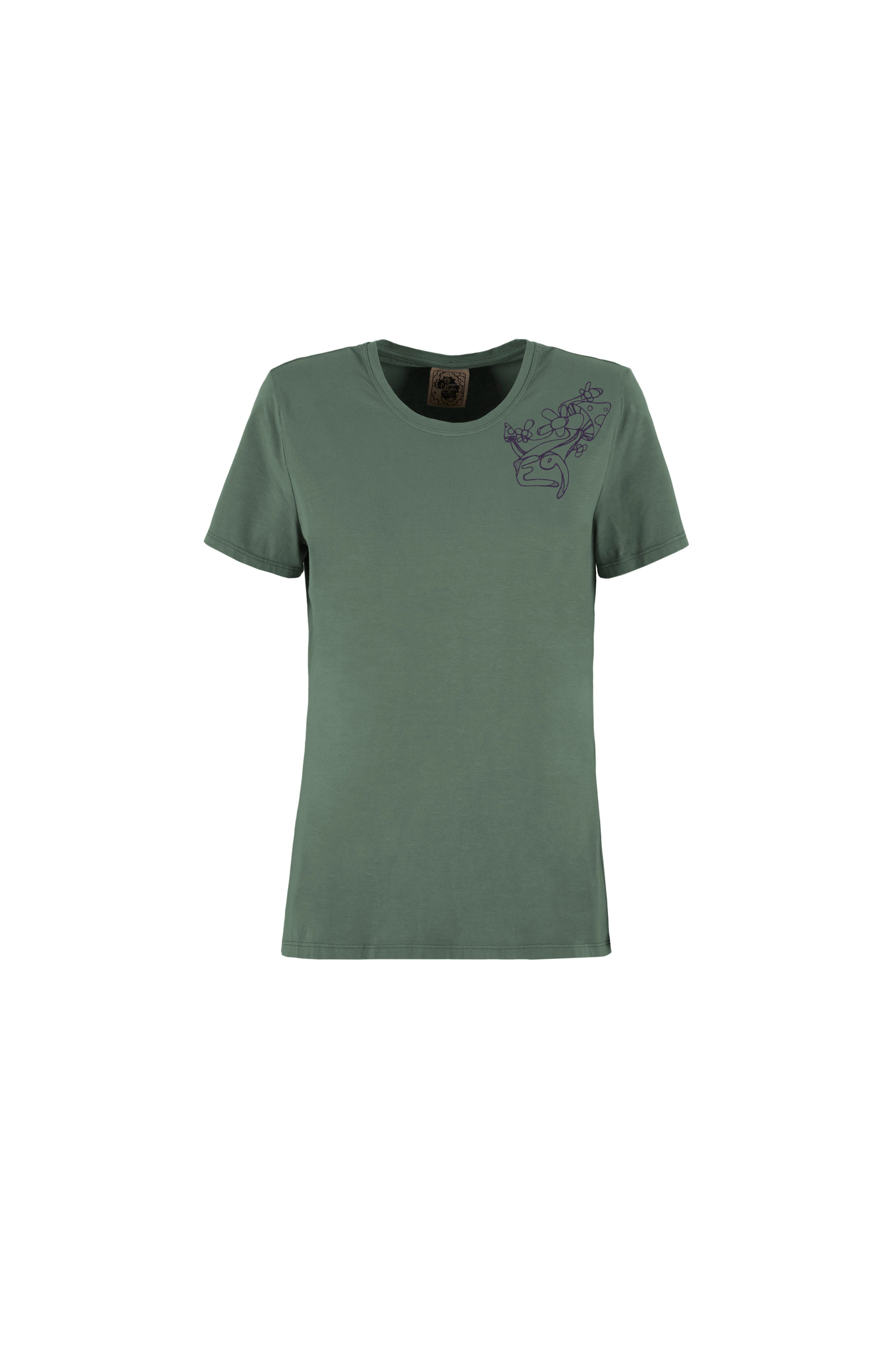 e9-mush-t-shirt-agave-829-bio-baumwolle-slim-fit image 4