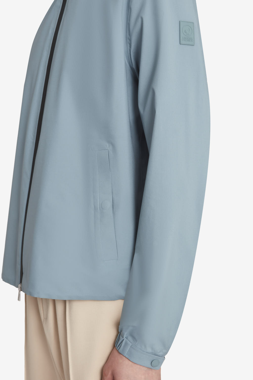 ciesse-peak-softshelljacke-blaugrau-herren-kapuze image 4