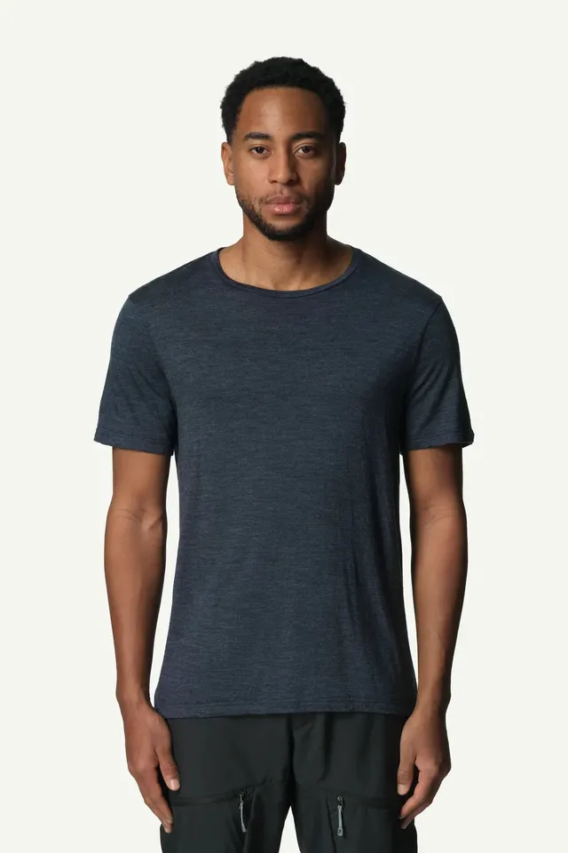 houdini-activist-m-s-activist-tee-t-shirt-true-black-merino image 1