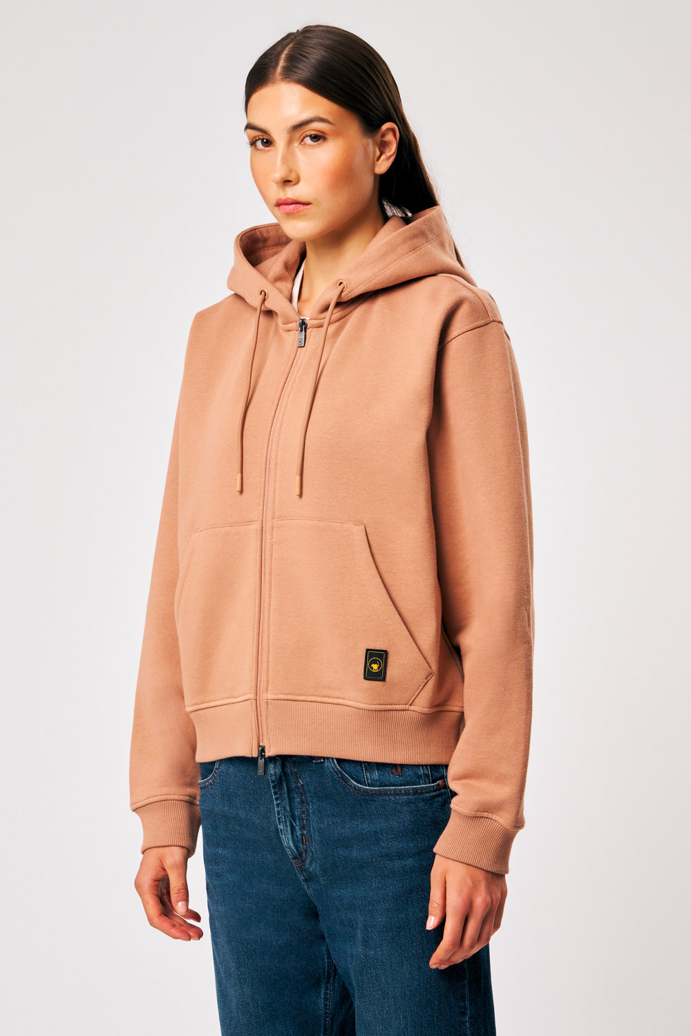ciesse-outdoor-ilary-2-0-hoodie-damen-braun-mit-zip image 1
