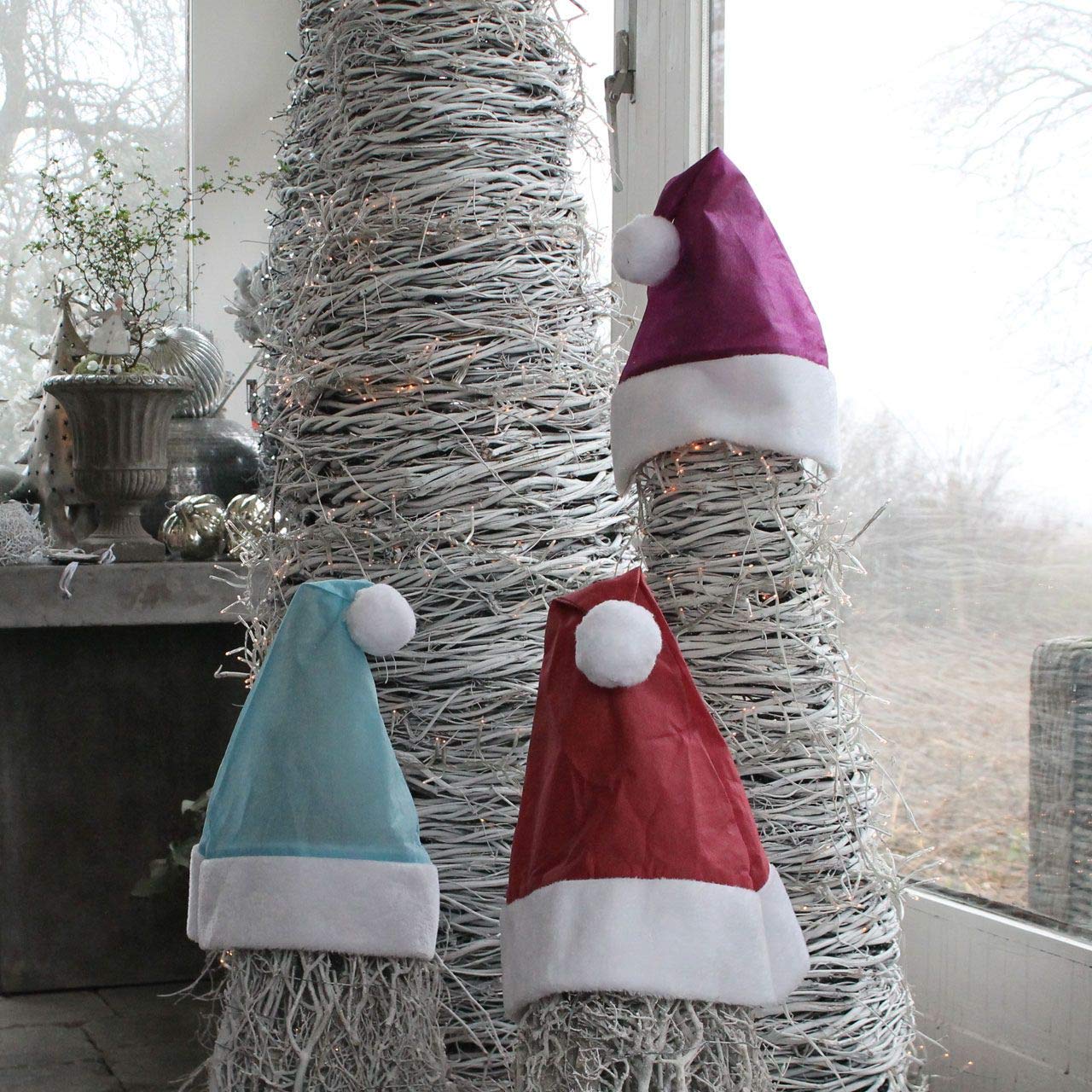 afp-winter-vlieshaube-rot-pflanzen-weihnachtsm-tze-vliesm-tze-36-cm image 4