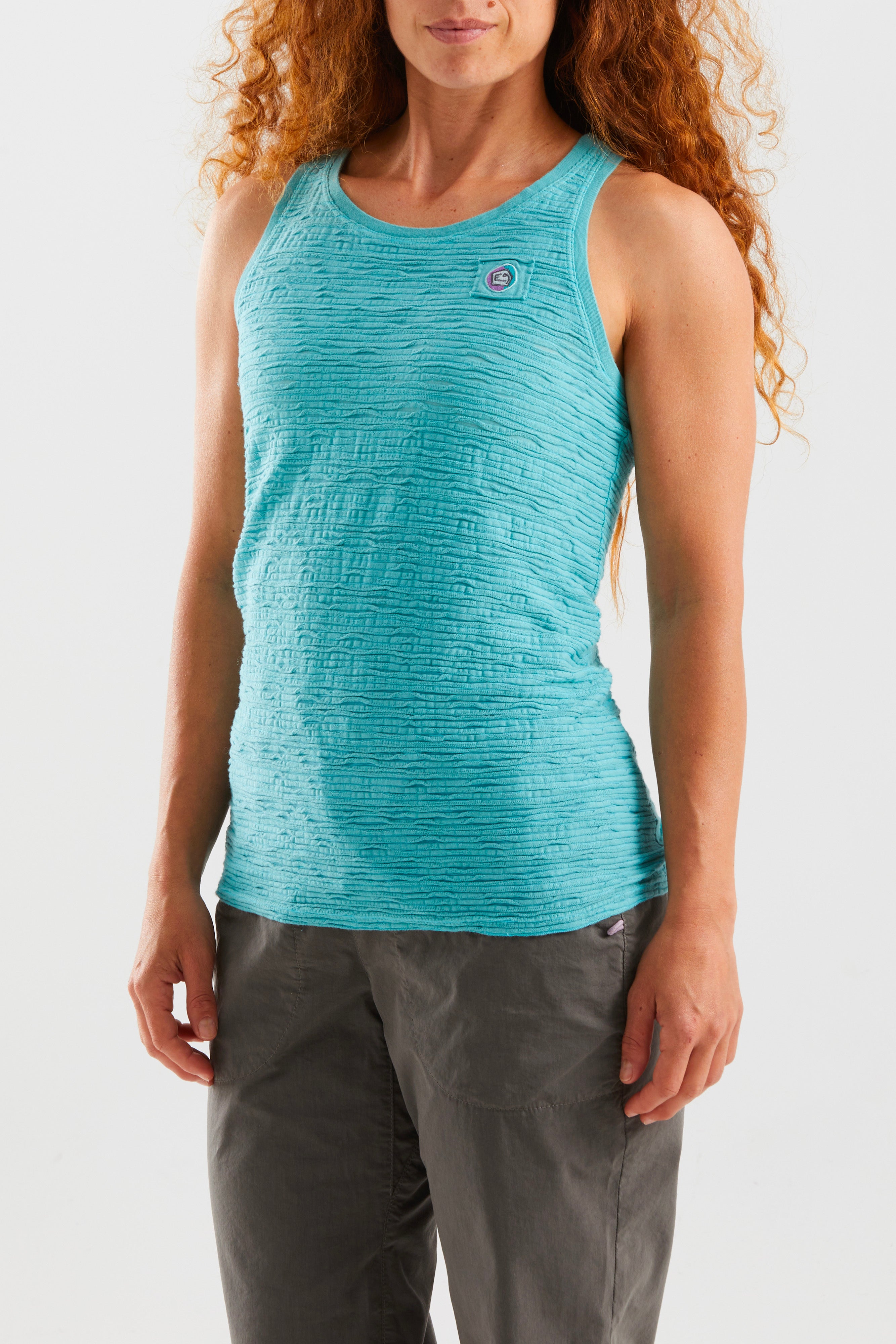 e9-milvia-tank-top-jersey-jacquard-slim-fit image 1