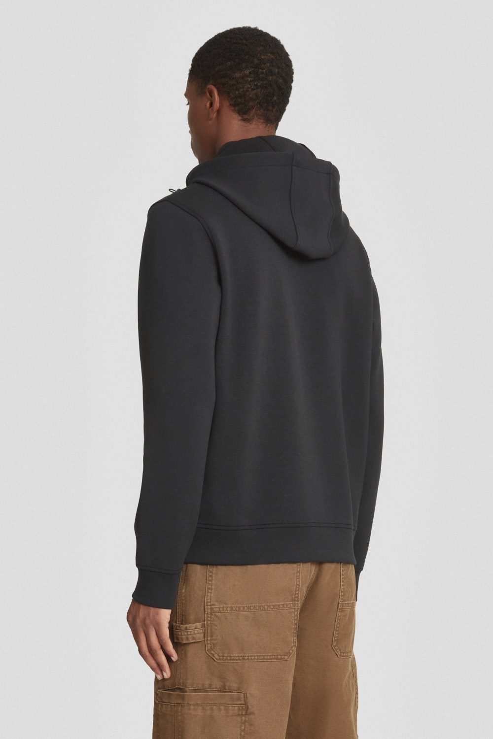 ciesse-outdoor-felpe-hoodie-schwarz-mit-abnehmbarer-kapuze image 4