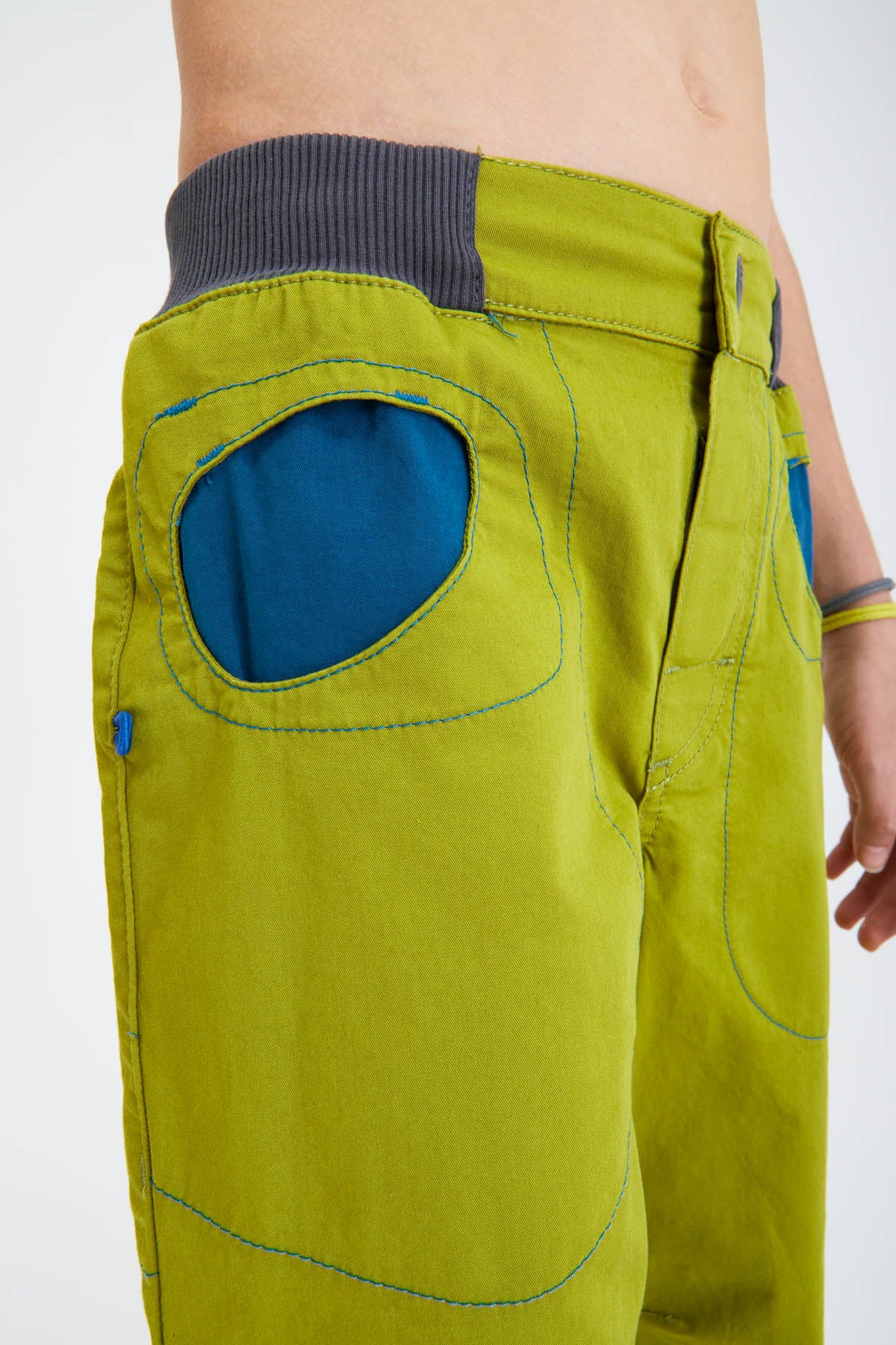 e9-b-rondo-story-kinder-kletterhose-ocean-blue-stretch image 4