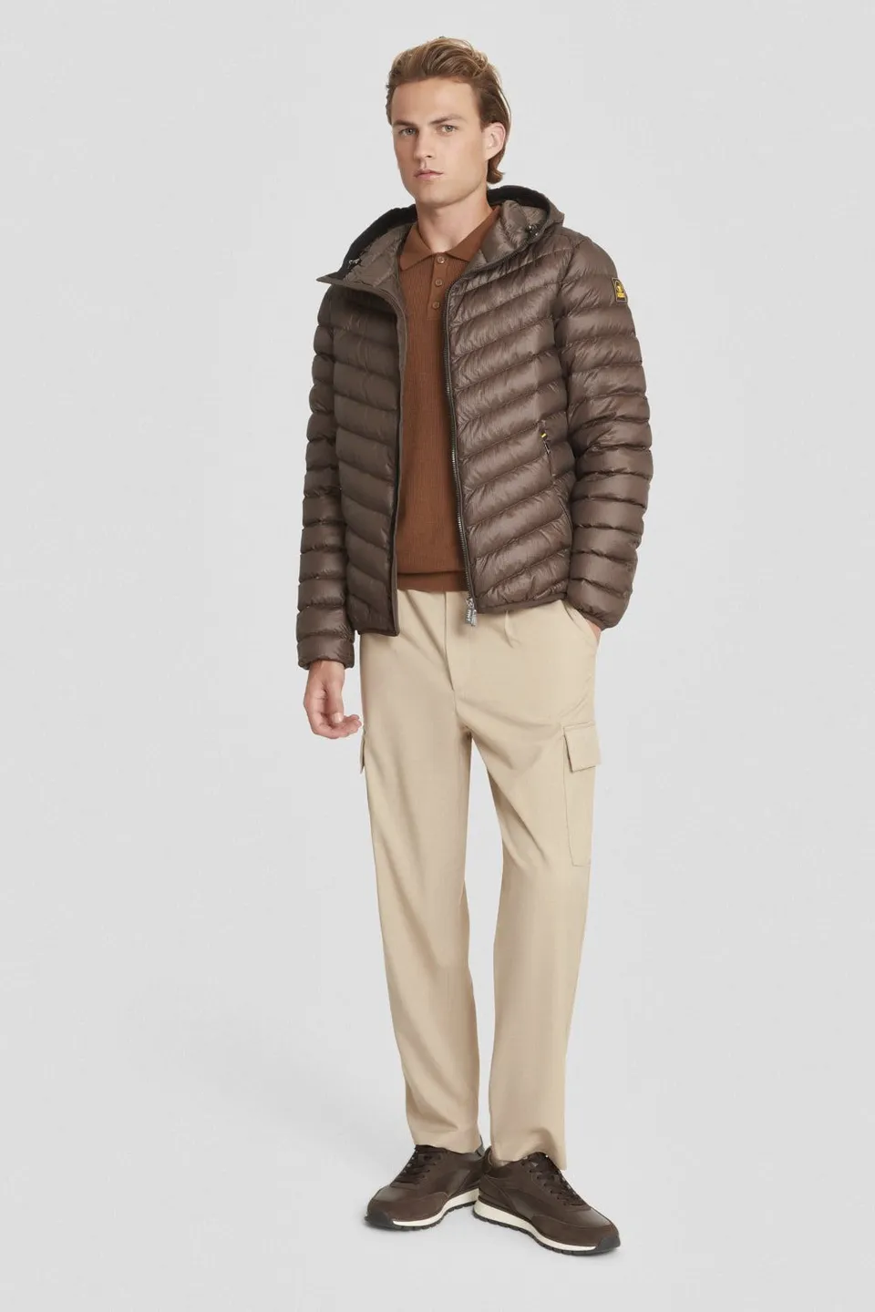 ciesse-daunenjacke-braun-800fp-kapuze-dwr image 1