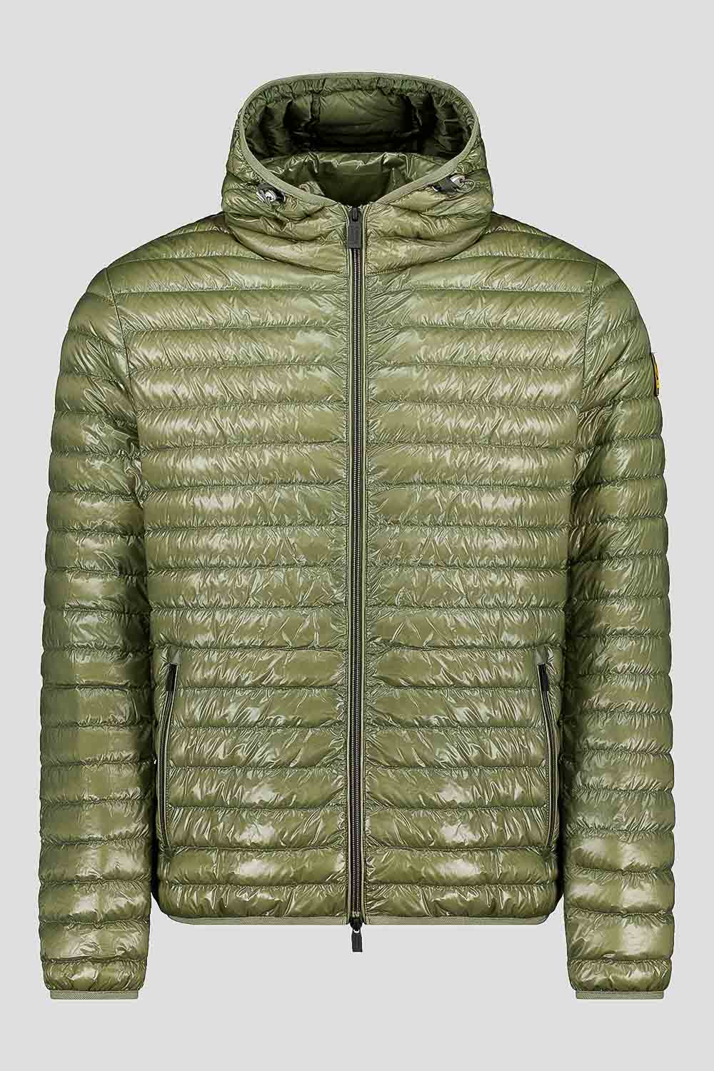 ciesse-piumini-daunenjacke-gr-n-gl-nzend-kapuze image 3