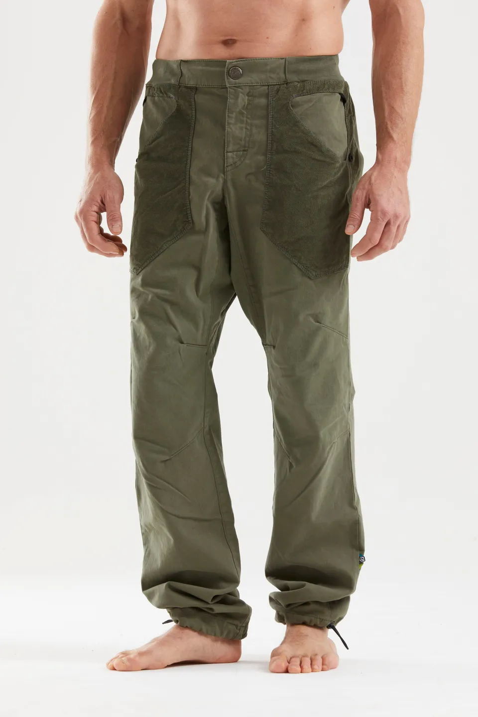 e9-ananas-2-2-kletterhose-junglegreen-satin-regular image 1