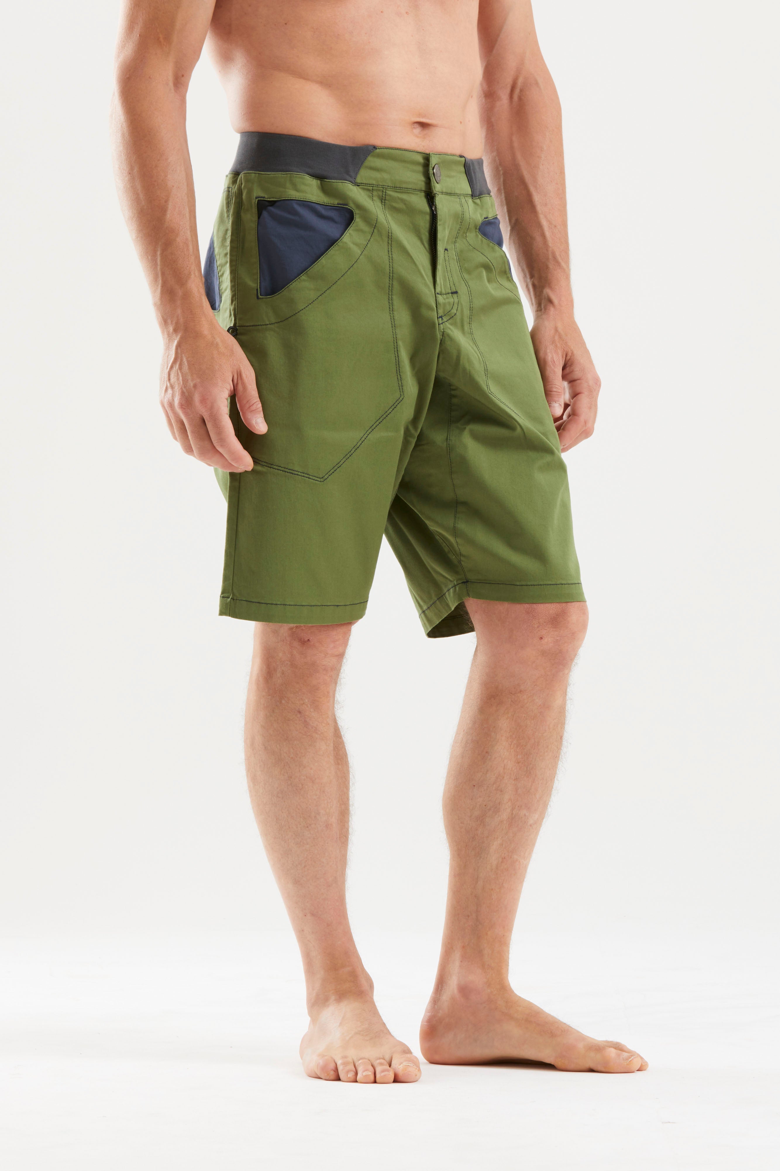 e9-n-3angolo-short-rosemary-bio-gabardine-regular-fit image 2