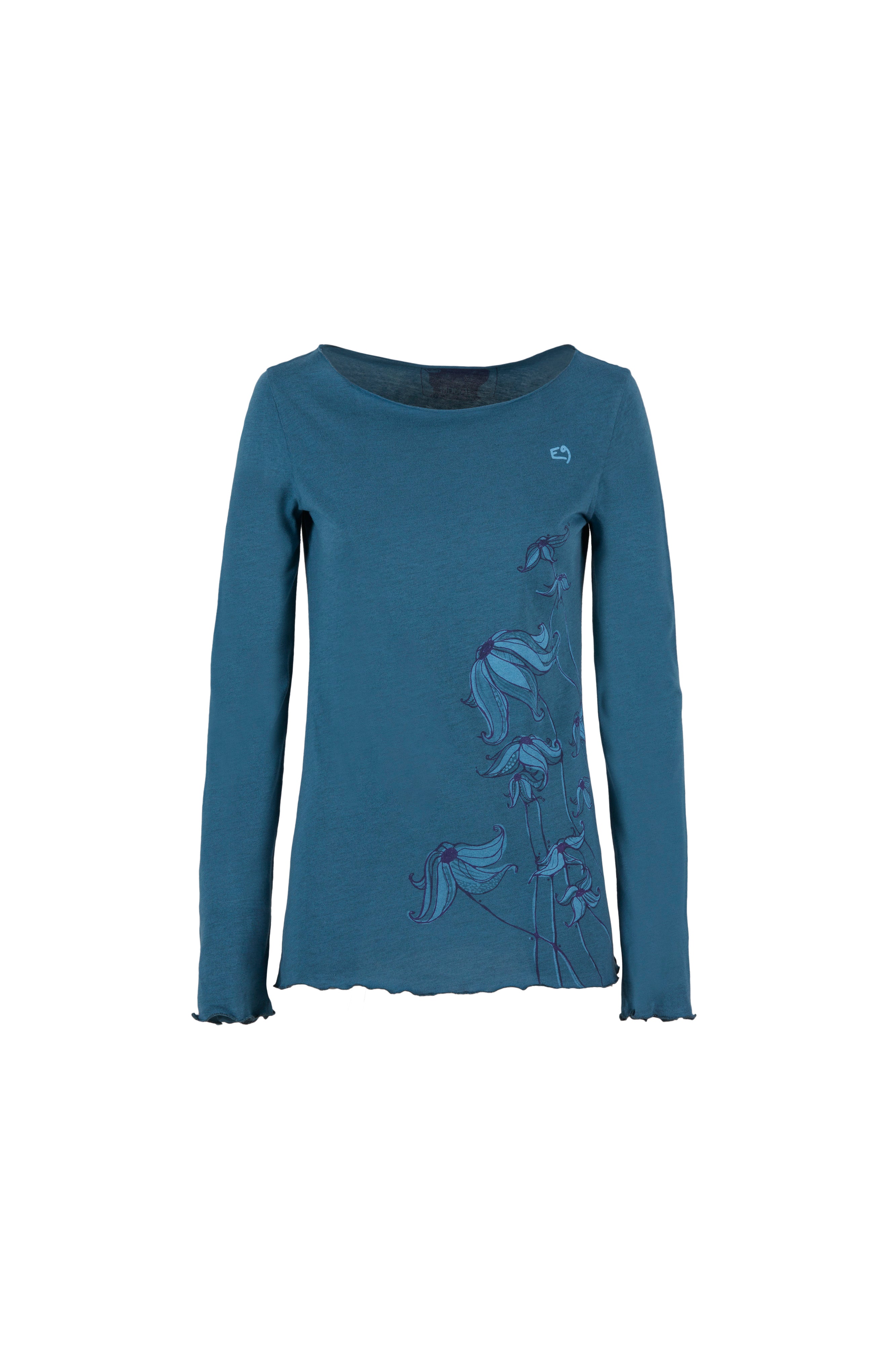e9-sibilla-langarm-kleid-parakeet-floral-slim-fit image 4