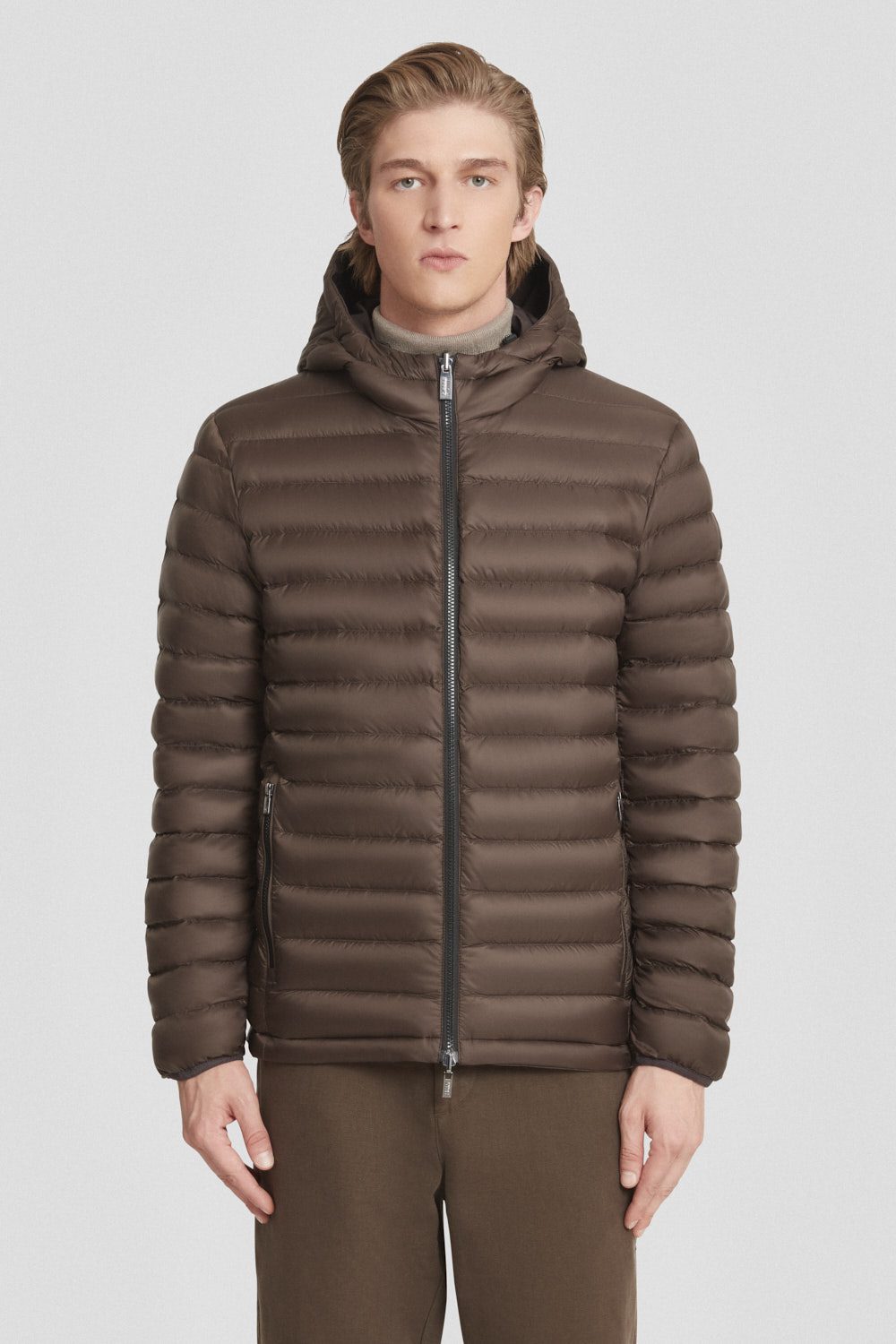 ciesse-outdoor-daunenjacke-braun-kurz-reversibel-800 image 2