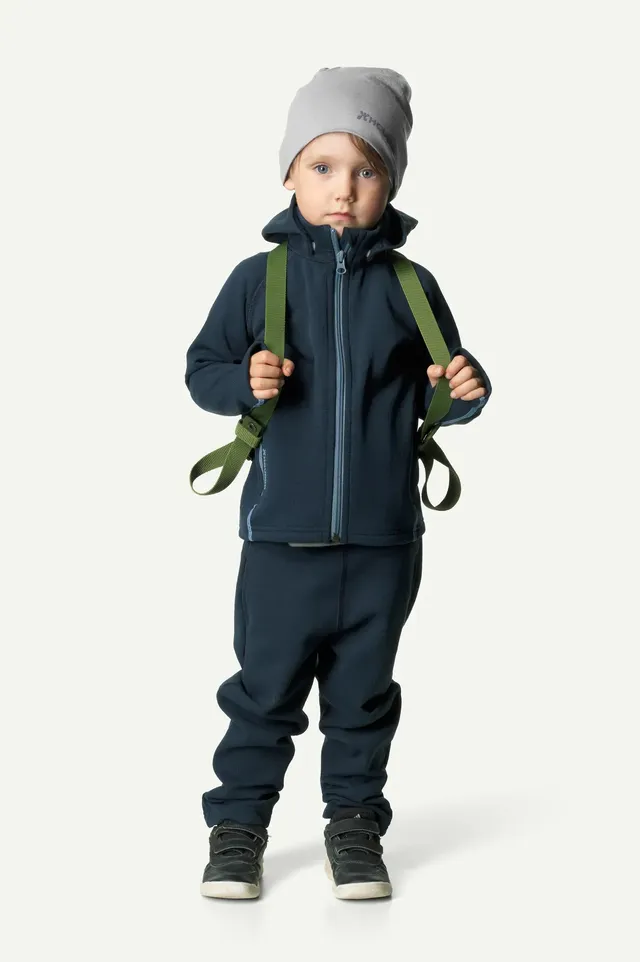 houdini-pow-pants-fleecehose-kinder-blue-illusion-warm-elastisch image 1