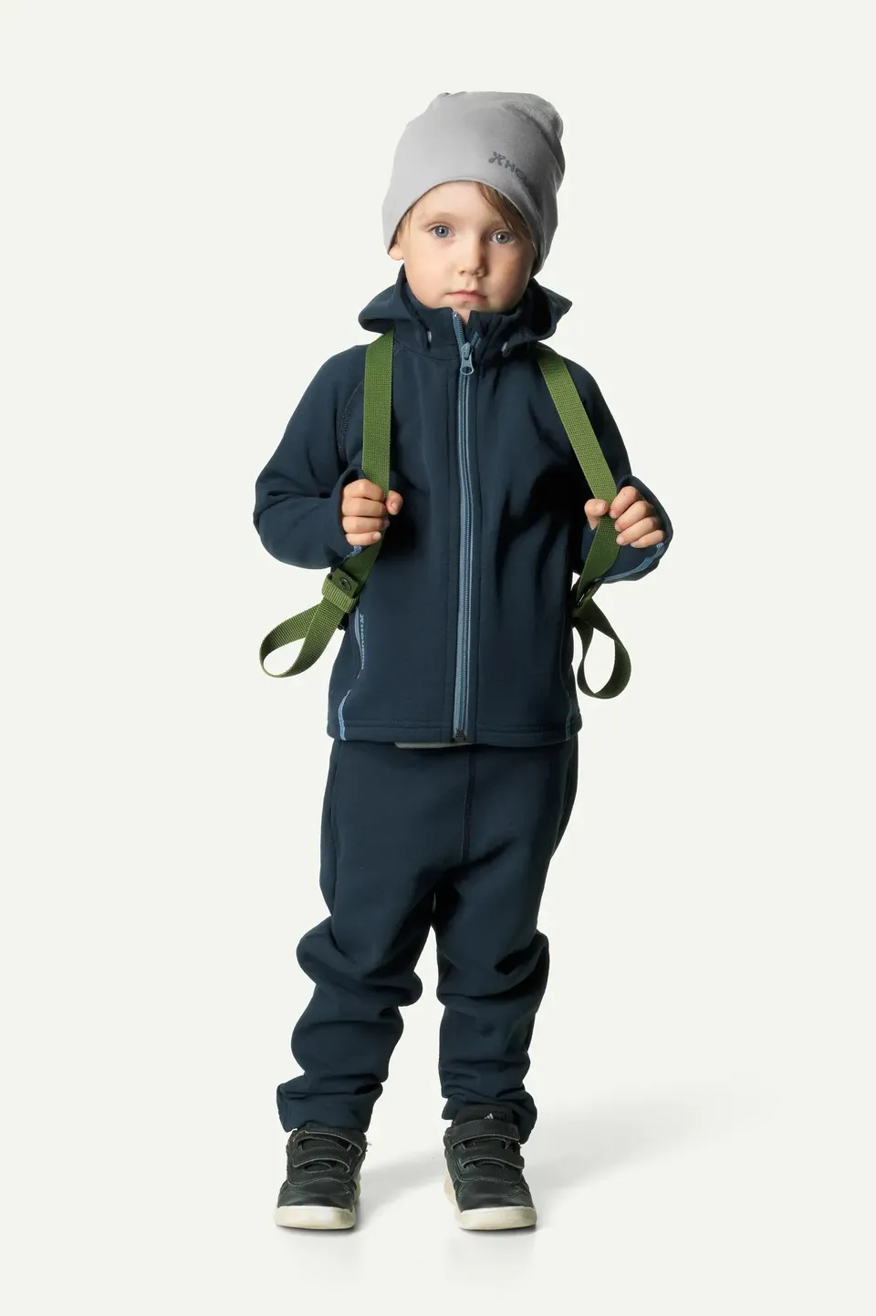 houdini-pow-pants-fleecehose-kinder-blue-illusion-warm-elastisch image 1