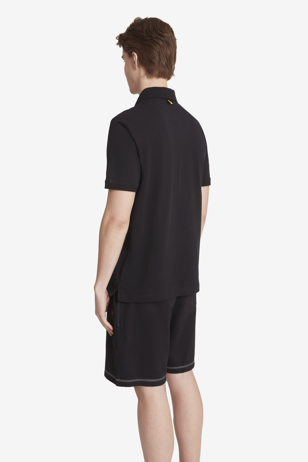 ciesse-piff-4-0-polo-herren-schwarz-piqu-baumwolle-stretch image 4