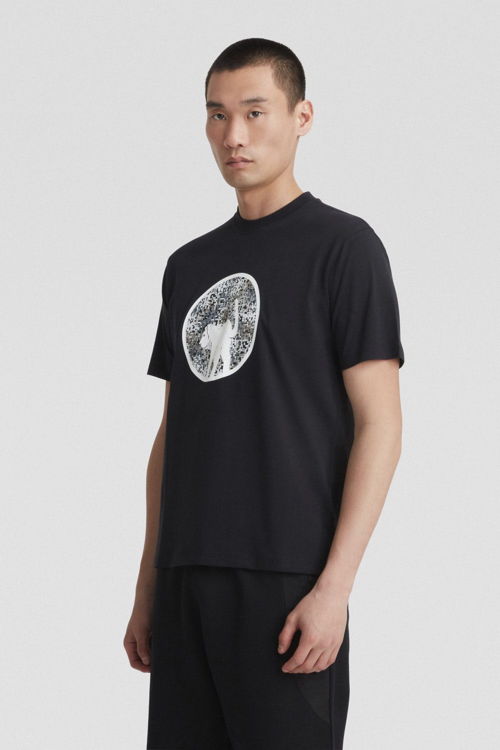 ciesse-outdoor-t-shirt-herren-schwarz-baumwolle-rundhals-print image 2