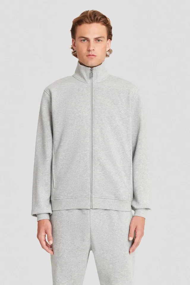 ciesse-outdoor-sweatjacke-grau-baumwolle-rei-verschluss image 1