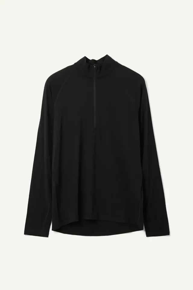 houdini-puremerino-half-zip-baselayer-herren-true-black-merino image 1