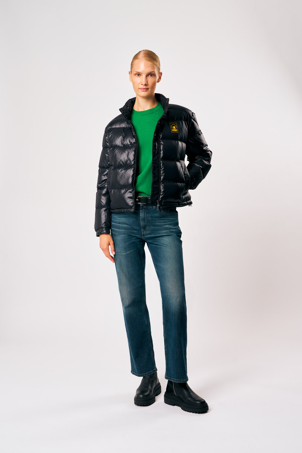 ciesse-piumini-noletta-daunenjacke-damen-schwarz-ohne-kapuze image 1
