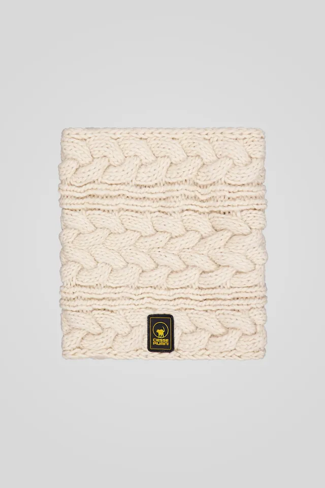 ciesse-halsw-rmer-loop-schal-beige-strick-wolle-alpaka image 1