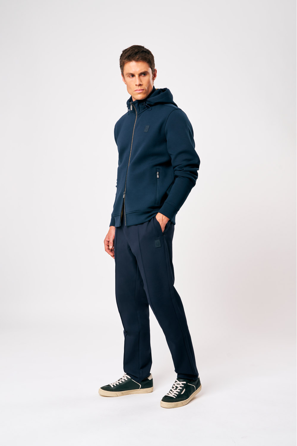 ciesse-outdoor-felpe-naku-4-0-hoodie-herren-blau-reissverschluss image 2
