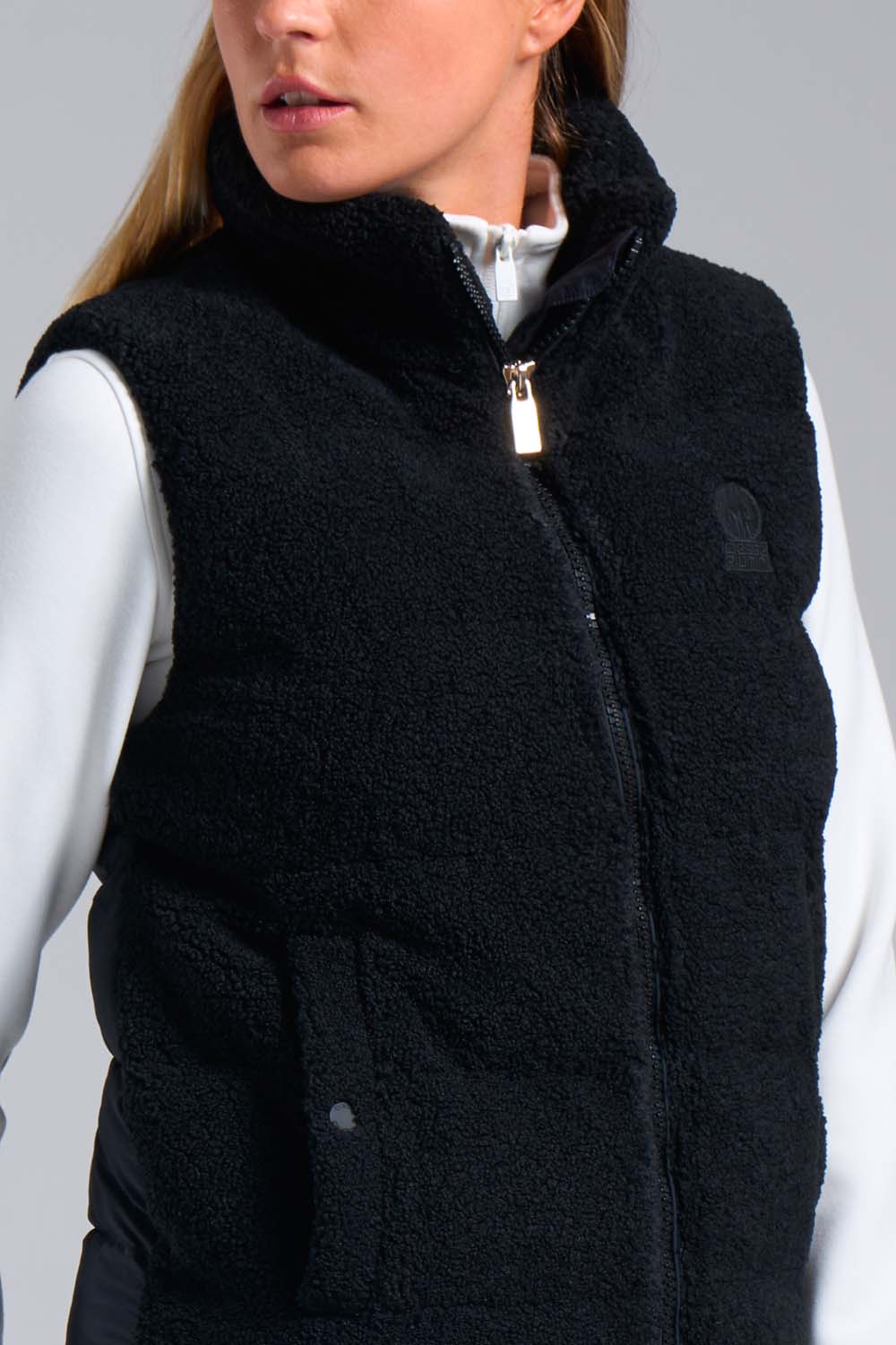 ciesse-dall-hybrid-weste-schwarz-teddy-regular-fit image 5