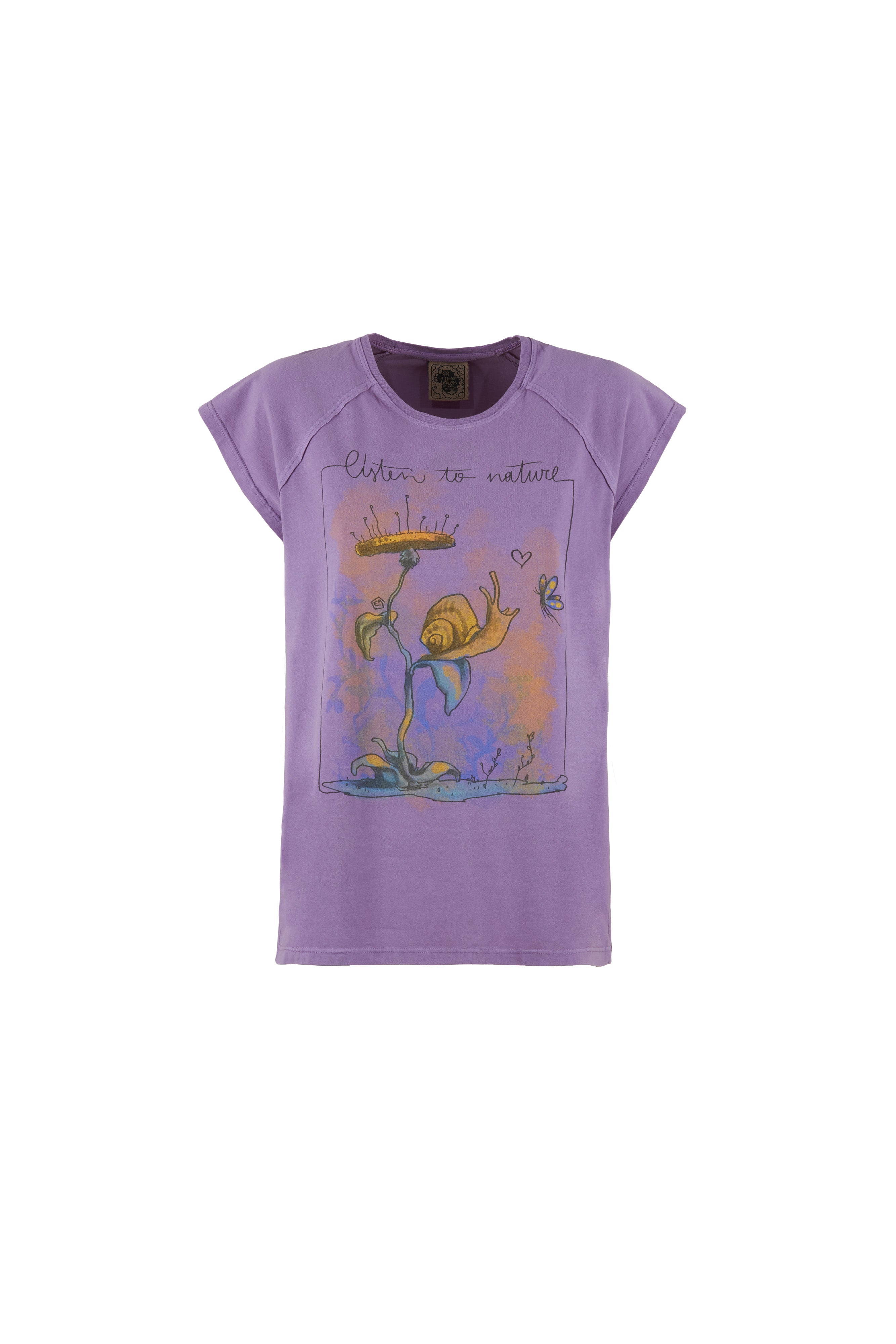 e9-snail-t-shirt-white-009-bio-baumwolle-slim-fit image 5