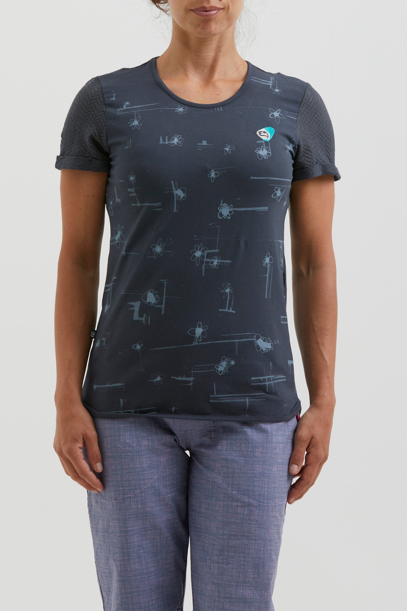 e9-gory-t-shirt-ocean-blue-bio-baumwolle image 1