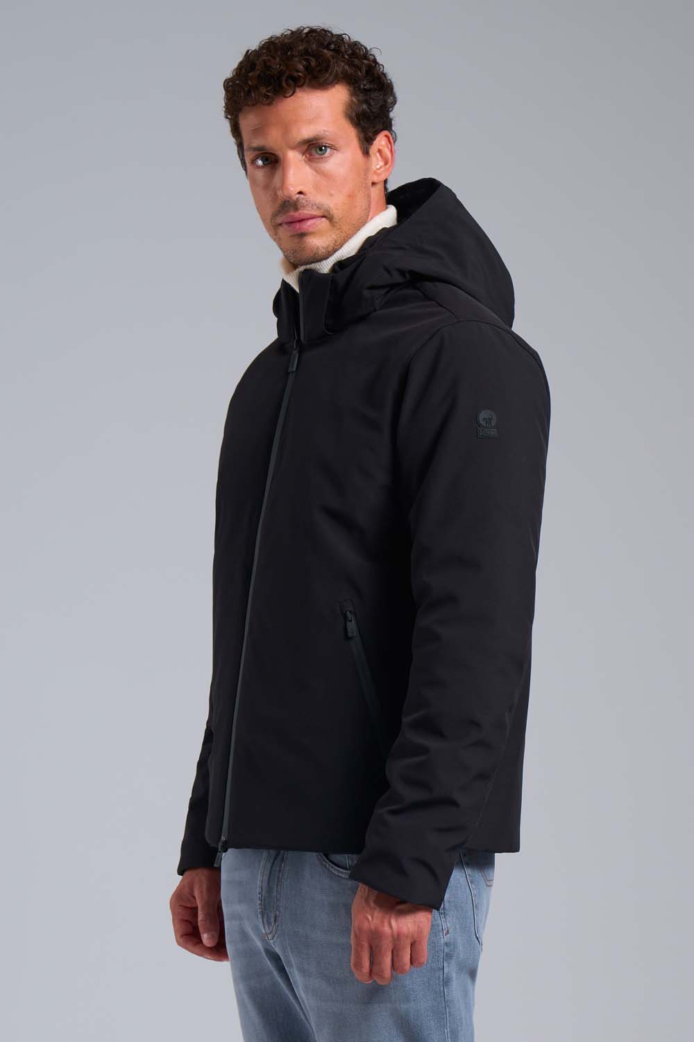 ciesse-herring-softshelljacke-schwarz-herren-mit-kapuze image 3