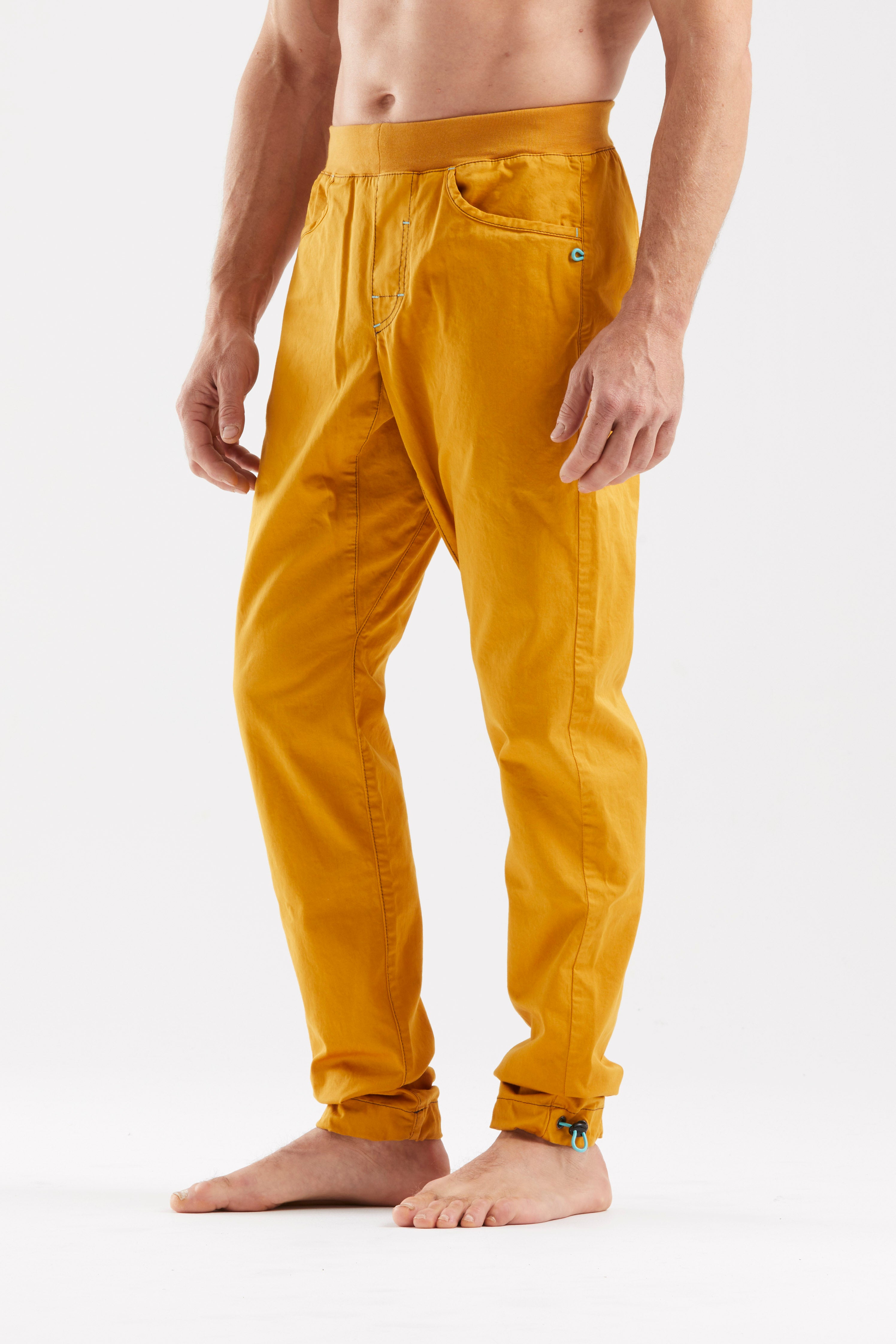 e9-pit-kletterhose-curry-bio-baumwolle-slim-fit image 3