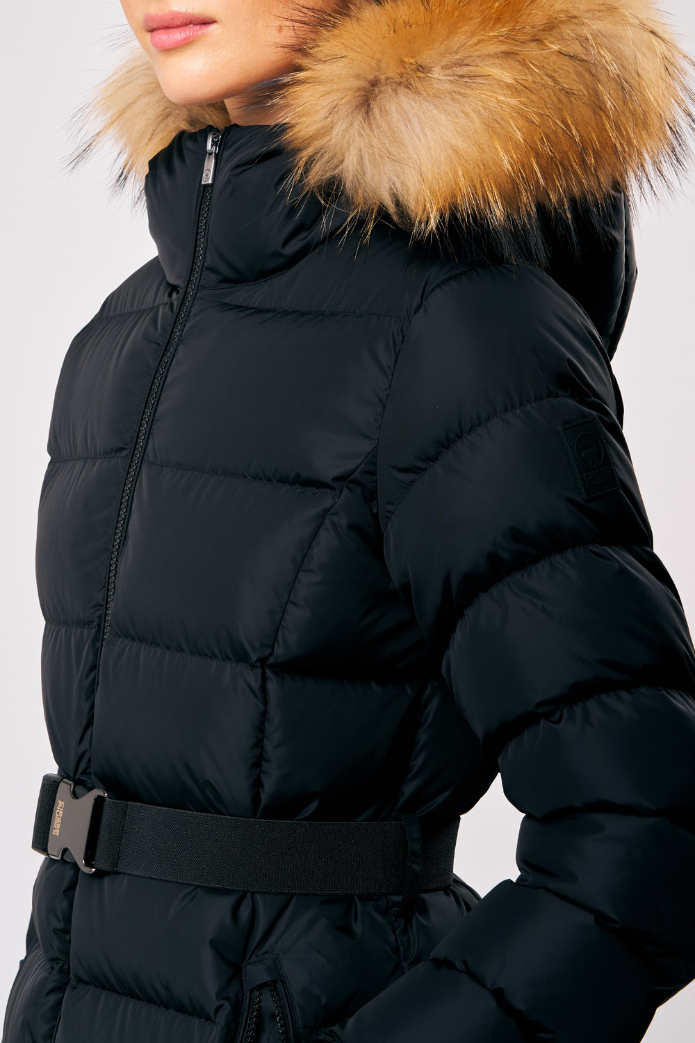 ciesse-outdoor-rosalia-real-fur-damen-winterjacke-schwarz-echtpelz image 4