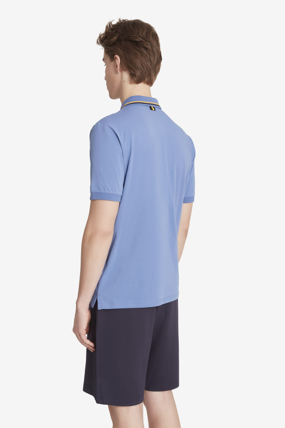 ciesse-saxon-4-0-polohemd-blau-baumwolle-stretch image 4