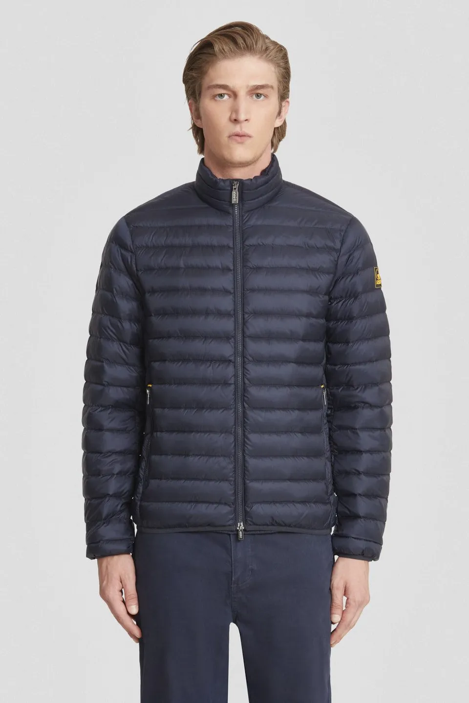 ciesse-outdoor-daunenjacke-herren-blau-ohne-kapuze-800-fill image 1