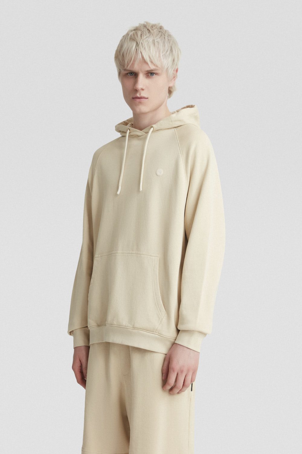 ciesse-felpe-hoodie-beige-kapuze-baumwolle image 2