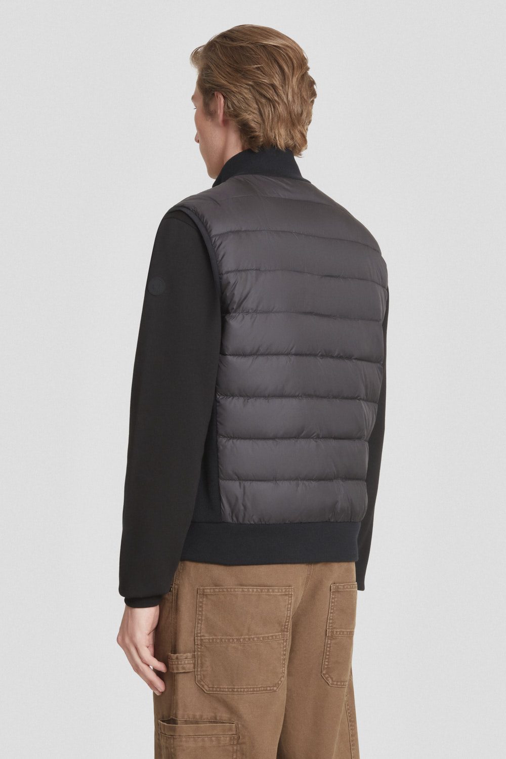 ciesse-outdoor-steppweste-schwarz-wattiert-strick-m image 4