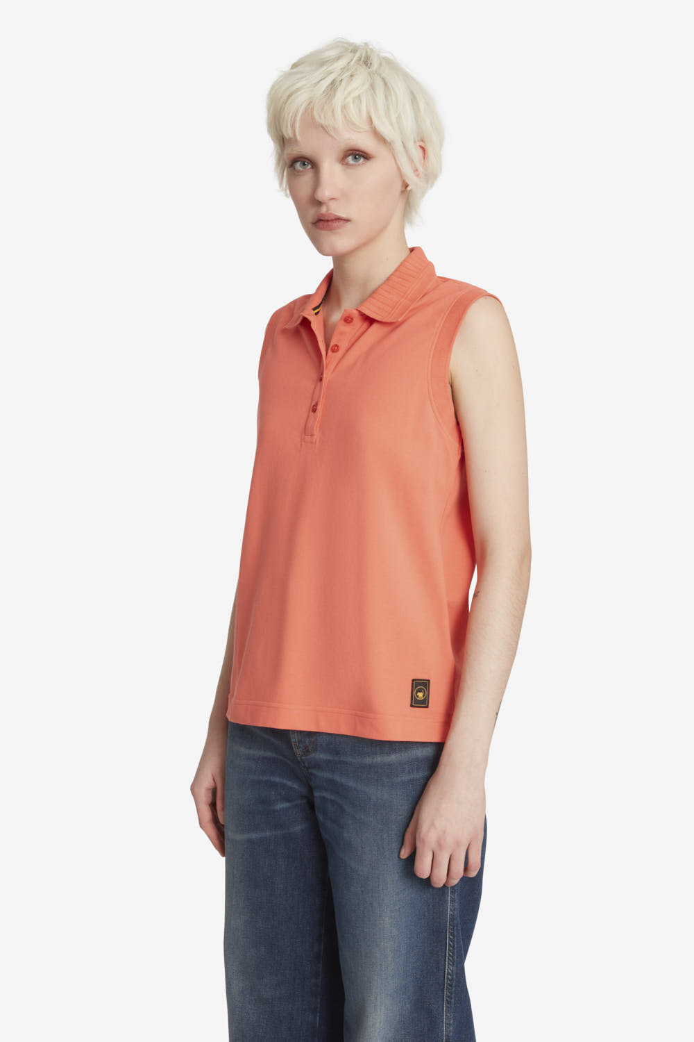 ciesse-outdoor-raffy-polo-rmellos-lachsrosa-baumwolle image 2