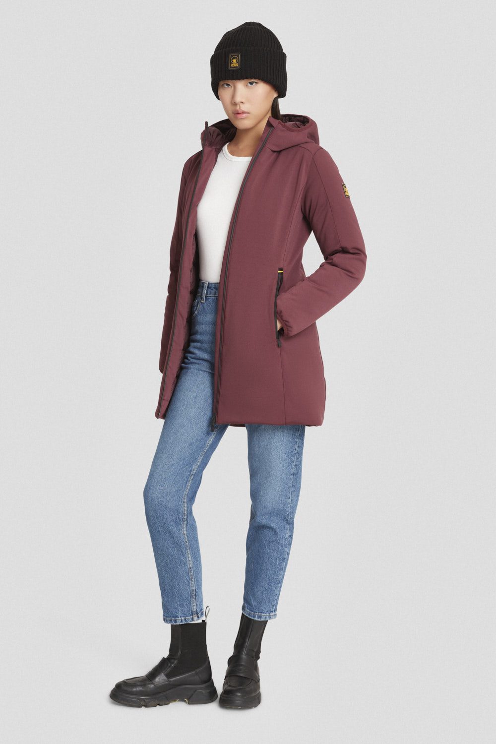 ciesse-outdoor-softshelljacke-braune-outdoorjacke-lang-zip image 2