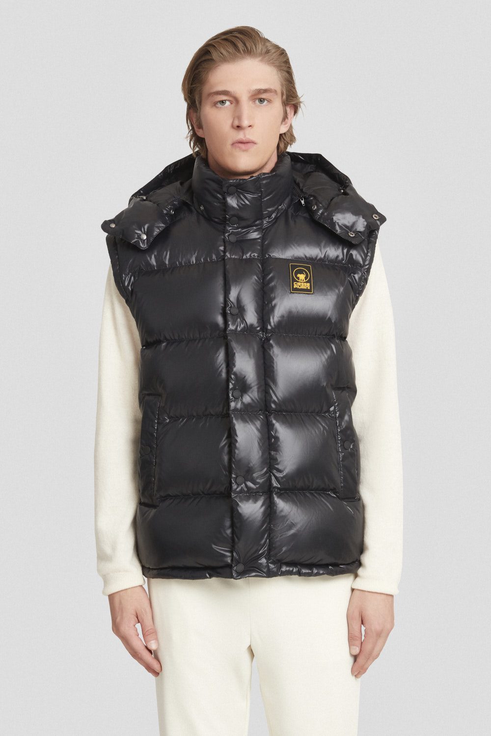 ciesse-outdoor-daunenjacke-schwarz-kapuze-abnehmbar image 5