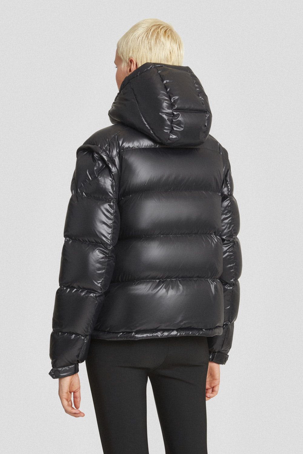 ciesse-outdoor-piumino-schwarze-steppjacke-mit-kapuze-weste image 4
