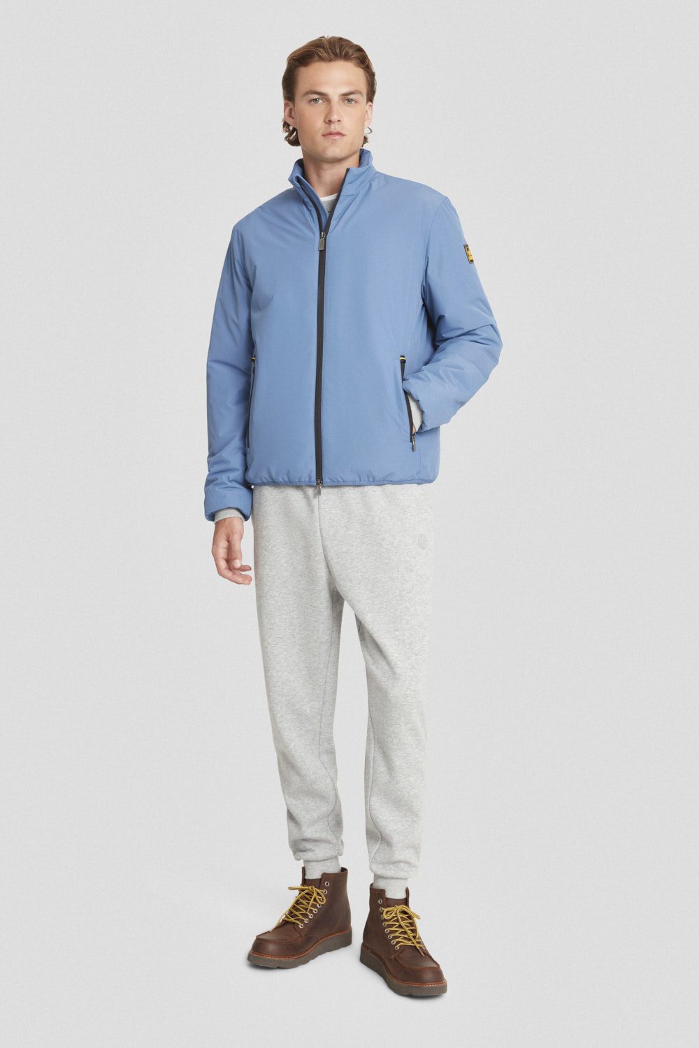 ciesse-outdoor-biker-winterjacke-blau-wattiert-dwr image 2