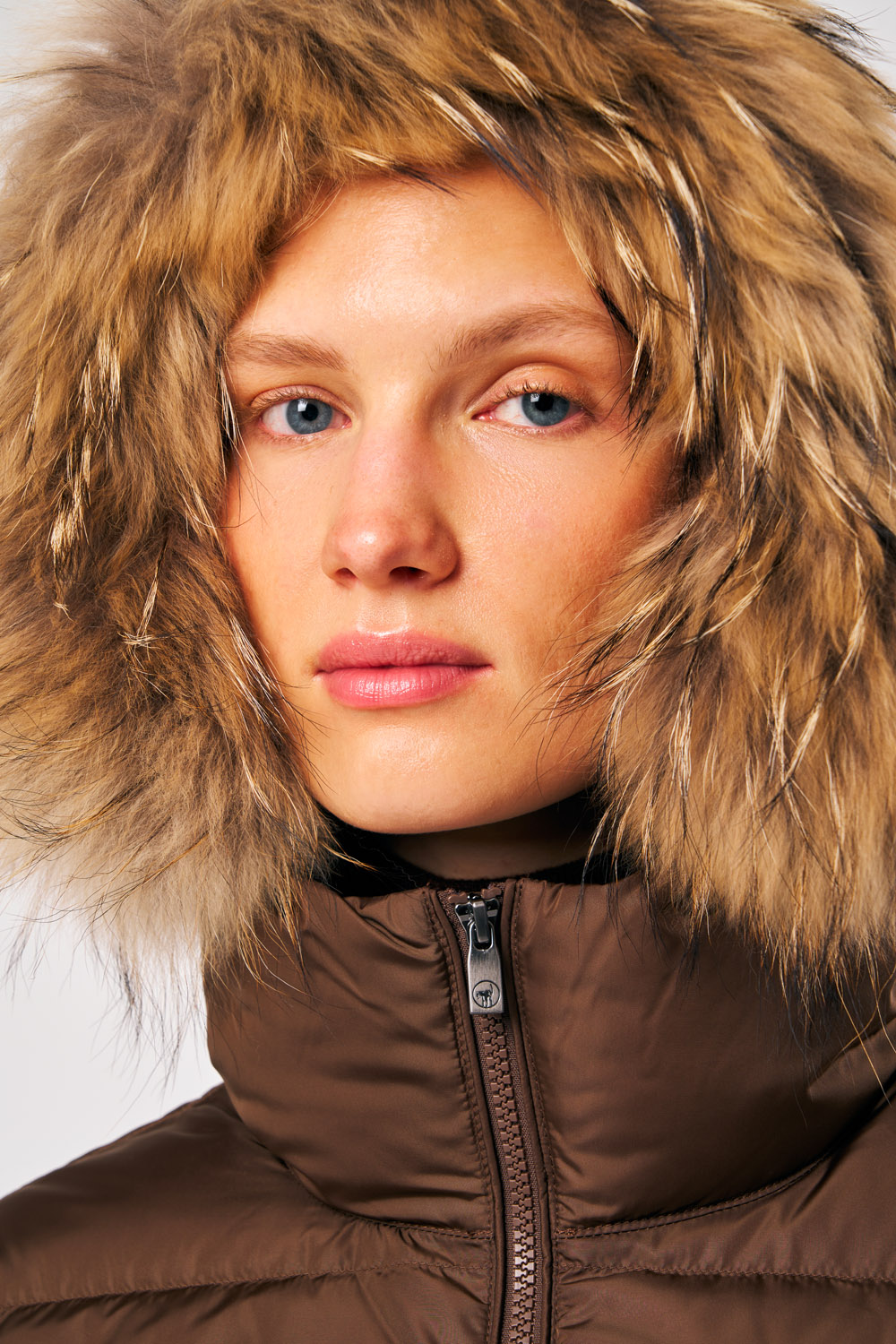 ciesse-outdoor-rosalia-real-fur-daunenjacke-braun-echtpelz image 4