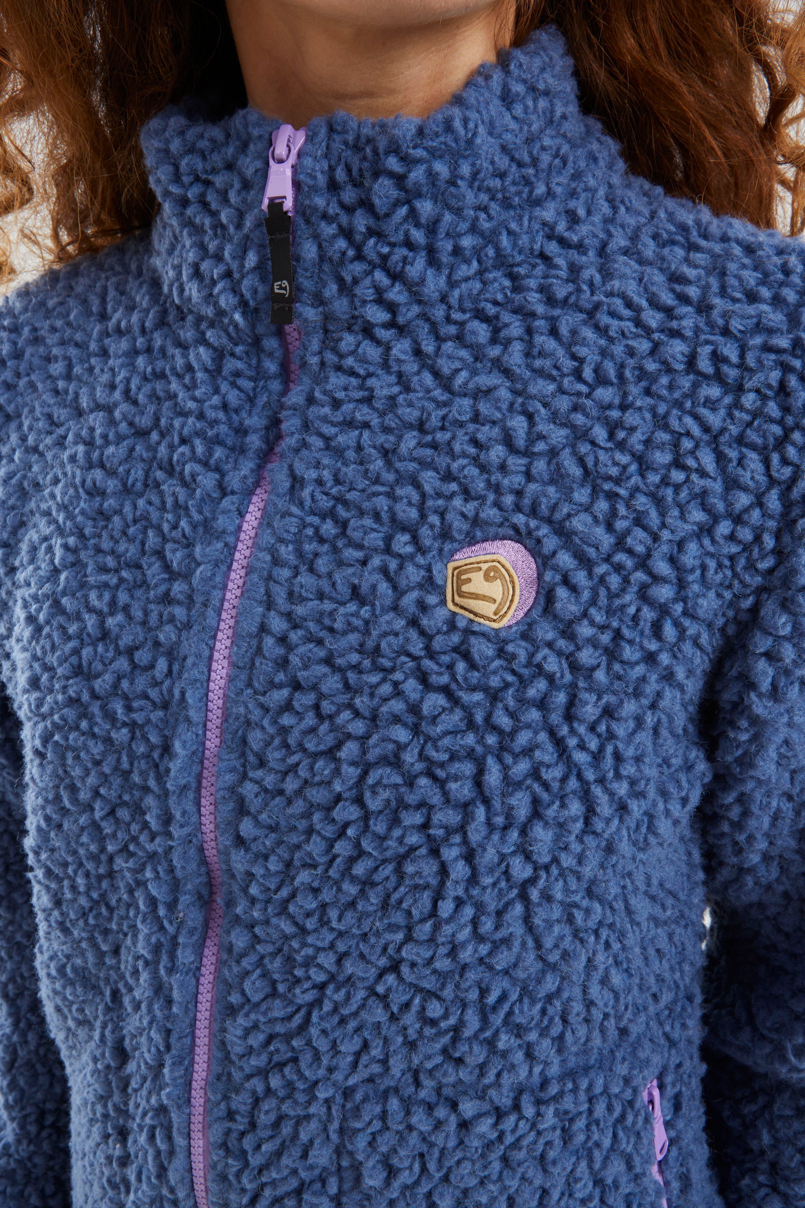 e9-puf2-3-fleecejacke-dust-1067-regular-fit image 3