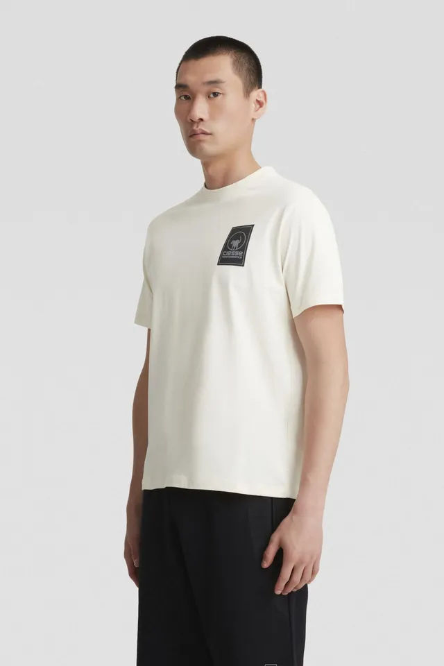 ciesse-t-shirt-girocollo-beige-100-baumwolle image 1