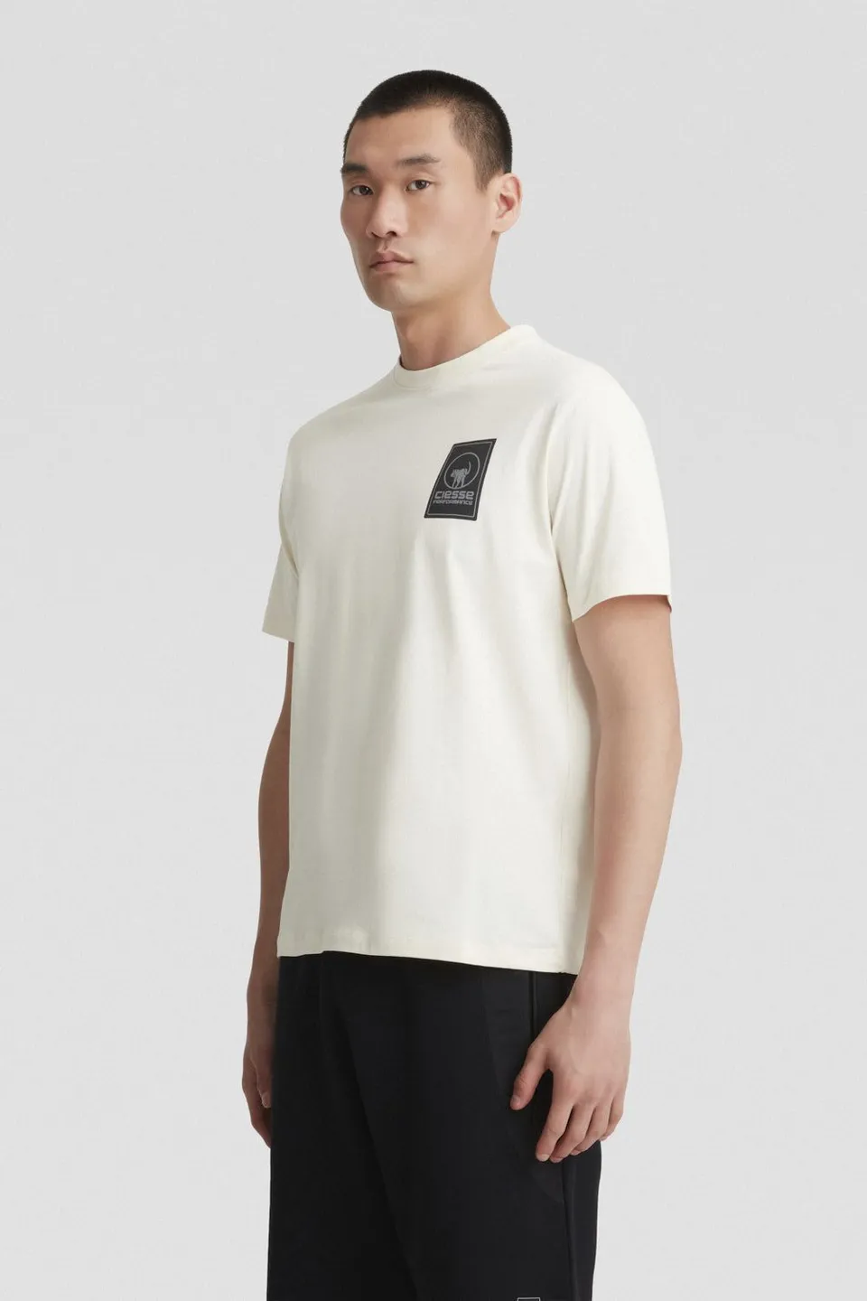 ciesse-t-shirt-girocollo-beige-100-baumwolle image 1