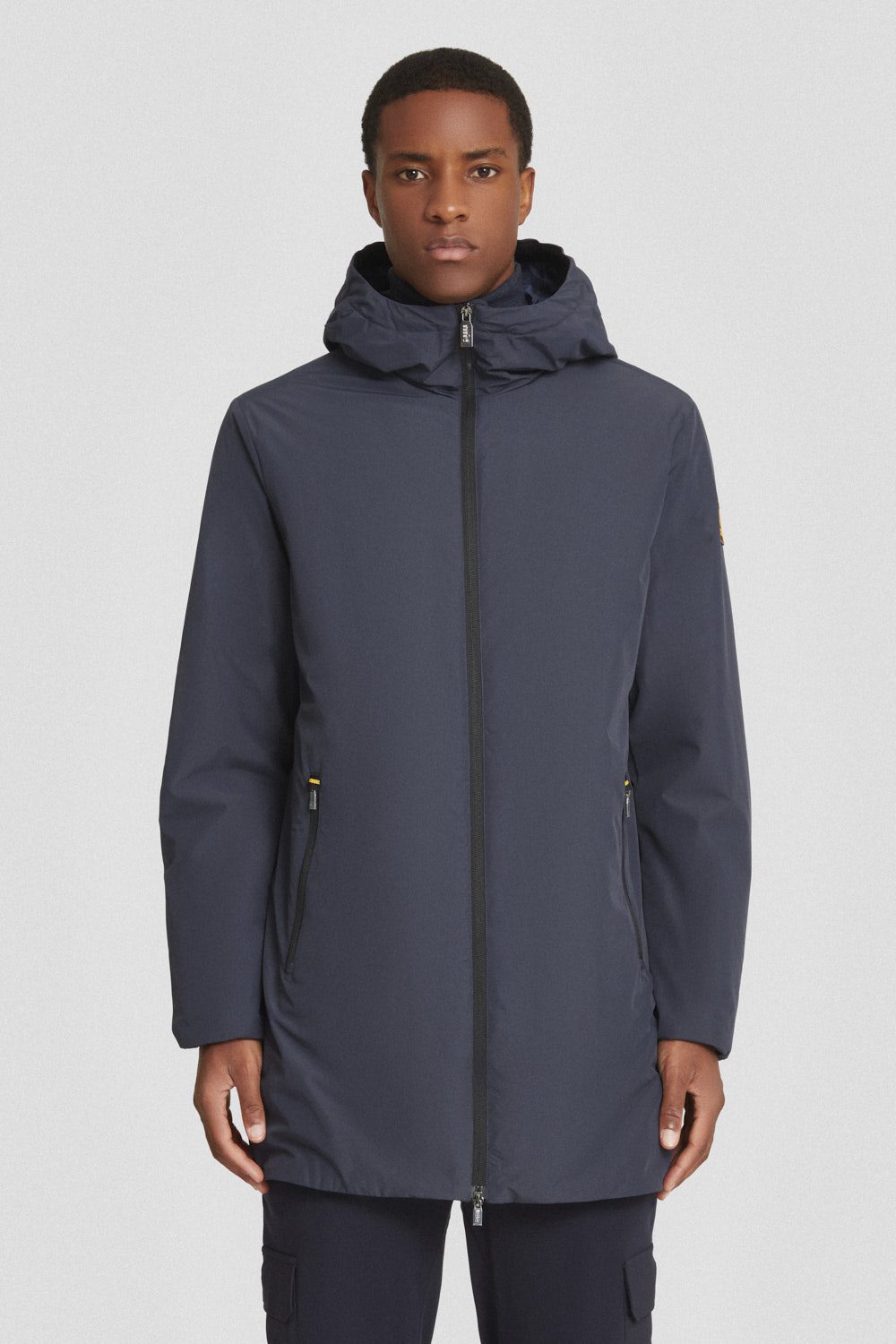ciesse-outdoor-winterjacke-lang-blau-kapuze-dwr image 2