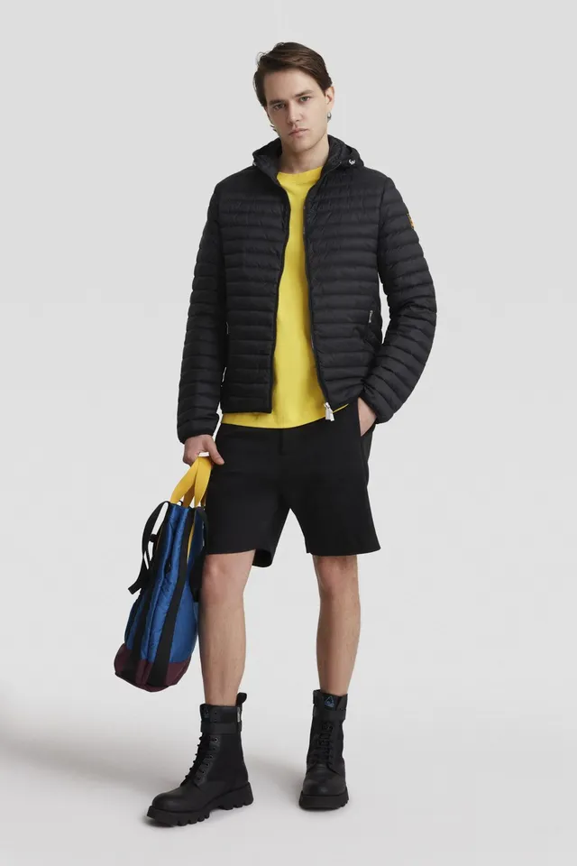 ciesse-outdoor-daunenjacke-herren-schwarz-kapuze-echt-daune image 1