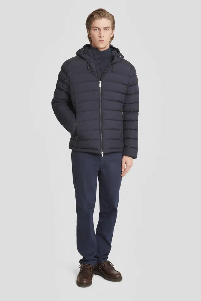 ciesse-piumini-daunenjacke-blau-kurz-mit-kapuze-dwr image 1